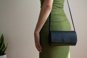 Venta al por mayor estilo Retro estilo nacional de grano superior de cuero bandolera mujeres bolsos de hombro para dama cilindro bolso de mujer - Product Image 2