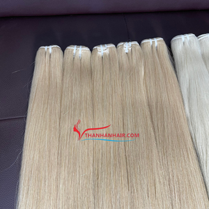 Extensions vietnamiennes blondes très tendance 2025, vente en gros, cheveux vierges Remy, double trame machine, 100 grammes, haute qualité, expédition immédiate - Product Image 3