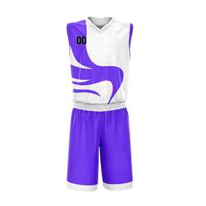 Venta al por mayor de uniformes de baloncesto hechos en Pakistán con logotipo personalizado chándal servicios de tela personalizados disponibles precio barato MOQ bajo para la venta - Product Image 6