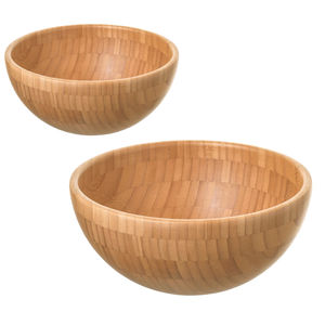 ชามไม้และชามสลัดทำจากไม้อาเคเซียแบบตามสั่งอุปกรณ์จากอินเดีย - Product Image 3