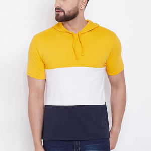 Camiseta con capucha de invierno para hombre, venta al por mayor, ropa de gimnasio informal transpirable de lana ligera, estampado de logotipo personalizado, estilo callejero ecológico - Product Image 1