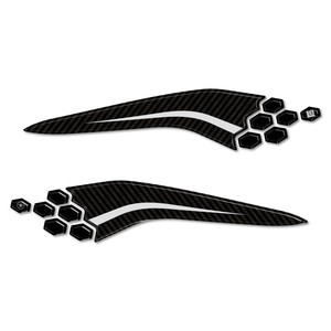 Adesivi 3D di Protezione Laterale per Pedane e Serbatoio Scooter Zontes 368 G 2025 - Adesivi Moto 2025 - Product Image 2