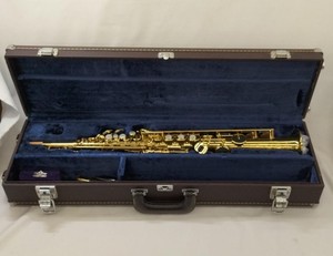 Yamahaaa sopranos saxophone YSS-62โลโก้สีม่วง - Product Image 1