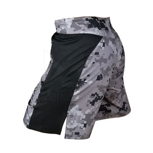 Pantalones cortos MMA cómodos directos de fábrica, logotipo impreso personalizado, diseño deportivo de algodón caliente, tamaño personalizado, nueva condición - Product Image 3