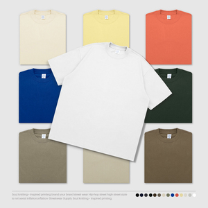 BB Custom T-Shirt 240g Cotton <b>Puff</b> Print O-Neck Short Sleeve Casual Solid Pattern Digital Printing Men Women - Product Image 3