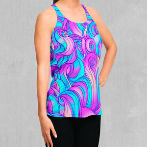 Débardeurs sans manches avec logo imprimé par sublimation au design personnalisé Vêtements décontractés Top ventes Débardeurs pour femmes - Product Image 3