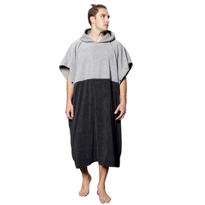 Adult Outdoor Beach <b>Towel</b> Hoodie Sports Surfing <b>Towel</b> Hooded <b>Poncho</b> <b>Towel</b> Changing Robe - Product Image 1