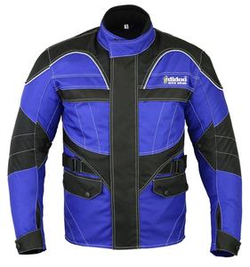 Chaqueta textil de motocicleta para hombre, chaqueta de motorista con armadura protectora blindada CE para carreras de motos - Product Image 1