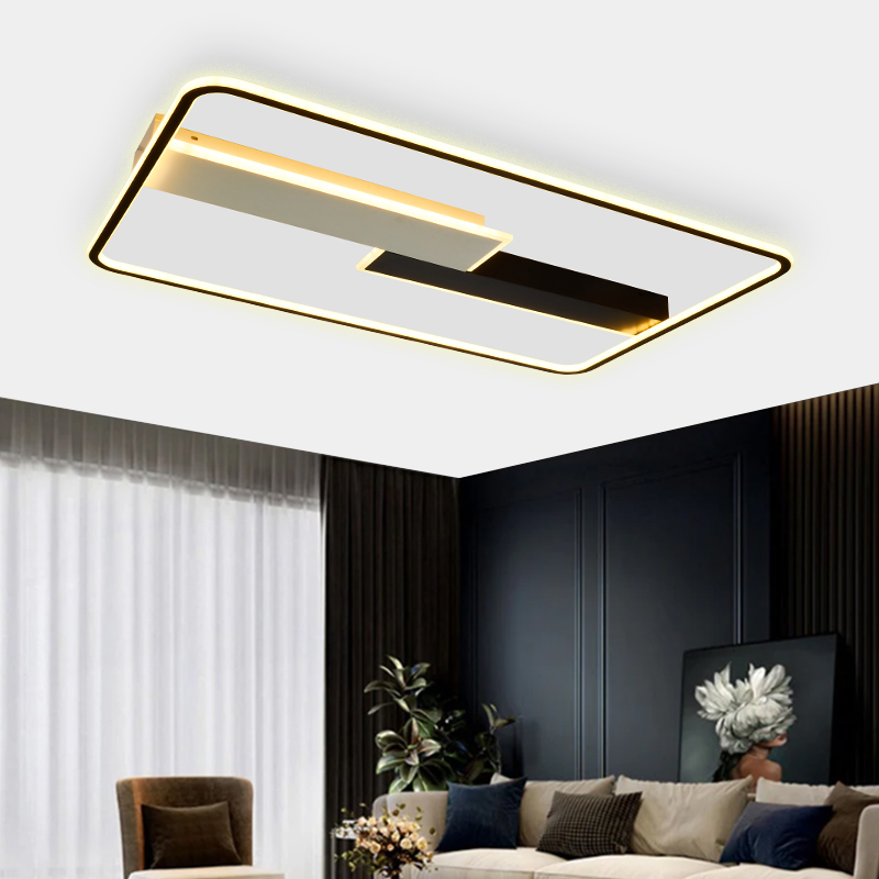 60W Chandelier Ceiling Light Lamp Surface Mounted House Iron Acrylic Dimmable Intelligent Ceil Led Lights With Remote Control