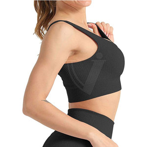 Meilleur prix bas quantité minimale de commande matériel personnalisé ensemble de yoga entraînement sur mesure nouveauté ensemble de yoga pour les femmes - Product Image 4
