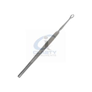 DEPRESOR ESCLERAL DE BUCLE DE LENTE FLYNN DE ALTA CALIDAD PARA ESCLERA PEDIÁTRICA GANCHO MUSCULAR 80MM DE LARGO - Product Image 1