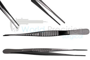 Pinzas DeBakey Atraumáticas para Tejido Vascular, Pinzas Quirúrgicas de Acero Inoxidable para Cirugía Cardiovascular y Vascular - Product Image 2