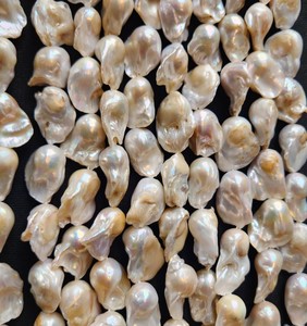 Perles d'eau douce blanches lisses cultivées naturellement en Inde, 8 mm, brins lâches polis, certifiés par un tiers, changement de couleur - Product Image 1