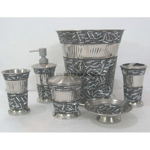 Juegos de baño manuales de lujo más vendidos, herramienta de pie para el hogar y el hotel, accesorios de baño hechos de fregona - Product Image 4