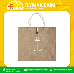 Sac de jute petit fait à la main 100% tissu de jute naturel sacs à provisions à la mode, fonctionnels et respectueux de la terre à vendre - Product Image 3