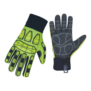 Vente en gros de gants de sécurité de travail renforcés rembourrés en cuir de vachette EVA Gants de sécurité industrielle Gants industriels anti-coupure - Product Image 1