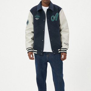 Chaqueta Casual de Invierno para Hombre, Estilo Letterman, Cuello Alto, Transpirable, Calidad Premium, Personalizable, Precio al por Mayor, Hecho en Pakistán - Product Image 3