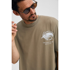 GRIMELANGE GIGANEST เสื้อยืดคอกลมพิมพ์ลายผ้าฝ้ายออร์แกนิก 100% สำหรับผู้ชาย - Product Image 3