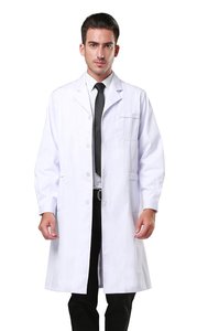 Bata médica personalizada al por mayor, bata larga, batas de laboratorio desechables, uniforme para damas - Product Image 2