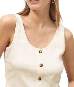 เสื้อกล้ามเอวลอยระบายอากาศได้ของผู้หญิงน้ำหนักเบาคอปกกระดุมด้านหน้าดีไซน์ล่าสุด - Product Image 5