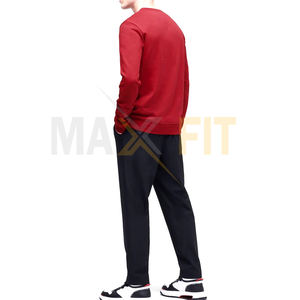MAXFIT ENTERPRISES Men'<b>s</b> Custom Pullover Sweat <b>Suit</b> Set Solid Two-Piece Top Design for Winter Plus Size by MAXFIT ENTERPRISES - Product Image 3