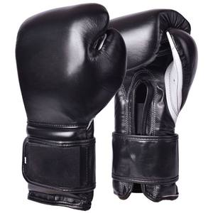 Guantes de boxeo de cuero con logotipo personalizado de diferentes tamaños para entrenamiento al aire libre-Fabricante privado - Product Image 1