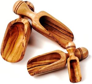 Custom Wooden <b>Bin</b> Scoop Set | Logo Engraving Available | Factory Direct - Product Image 1