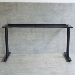 Pieds en acier au design minimaliste pour table de 140x60cm, système TIO, revêtement en poudre HCTO003 - Product Image 3