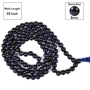 Amethyst Jap Mala with Polished Crystal <b>Beads</b> for Yoga, Energy Healing, <b>Meditation</b>, Wellness Use, and Bulk Purchase - Product Image 4