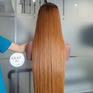 วิกผมลูกไม้ด้านหน้าแบบตรงพร้อมไฮไลท์สีบลอนด์แบบมีมิติเพื่อให้ดูเป็นธรรมชาติและมีเสน่ห์ - Product Image 3