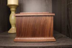 Wood Pet Urn For <b>Ashes</b> <b>Dog</b> Cat <b>Box</b> Personalized Cremation Casket Engraved Bespoke Small Medium Large - Product Image 6