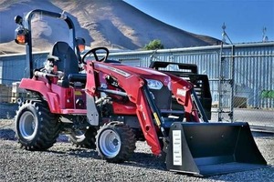 Massey Ferguson GC2400 4WD <b>Walking</b> Tractor Front Loader Mid Mount Mowing Deck Farm Utility Tractor - Product Image 2