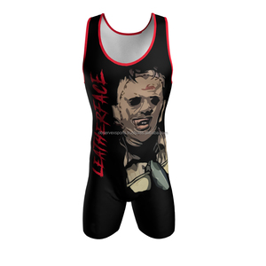 Singlet de Lucha Libre para Hombre, Material de Spandex/Poliéster, Transpirable, Duradero, Antibacteriano, Secado Rápido, Talla y Color Personalizables, Gimnasio - Product Image 1