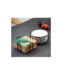 6 sous-verres en acier inoxydable PCS avec taille personnalisée prix bon marché et utilisation à la main pour l'artisanat naturel chaud - Product Image 2