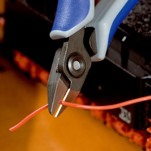For KNIPEX Precision Electronics Side Cutters 125 mm Length 3 Beveled Shape Polished Very <b>Small</b> <b>Plier</b> - Product Image 3