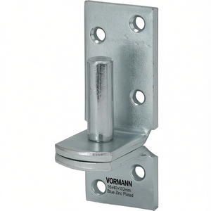 VORMANN Plaque de fixation DI plaquée zinc bleu 16x40x102mm, Clips VORMANN plaqués zinc bleu 16x40x102mm - Product Image 3