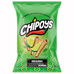 Chipoys yangın kırmızı sıcak baharatlı haddelenmiş Tortilla cips 4 ons 96 durumda en kaliteli şili <span class=keywords><strong>Limon</strong></span> 113.4g toplu ambalaj fiyatı