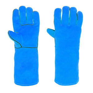 Guantes de Soldadura de Piel de Vacuno de Primera Calidad, Resistentes, Duraderos, Resistentes a la Abrasión, Retardantes de Llama, Guantes para Barbacoa - Product Image 2