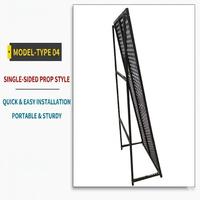 Penjualan Langsung Pabrik Papan Logam Berlubang untuk Display Showroom Ubin Harga Grosir Papan Gantung Baja untuk Sampel Batu