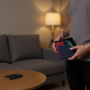 เคสใส่บัตรแม่เหล็ก DAM สำหรับ iPhone 14 Pro Max แบบฝาพับ พร้อมขาตั้งและฟังก์ชั่นกระเป๋าสตางค์ - Product Image 2