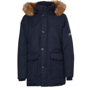 Veste parka d'hiver pour homme, style nouveau, logo personnalisé, col long, épaisse, grande taille M-5XL - Product Image 1