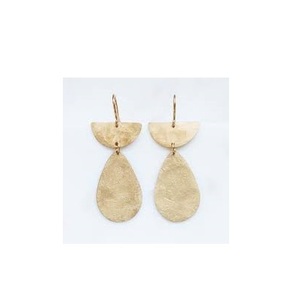 Boucle d'oreille en laiton de qualité antique, aspect neuf, pour filles, boucle d'oreille de mariage, meilleur fabricant, boucle d'oreille tendance, design exquis - Product Image 5