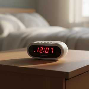 Reloj Despertador Majestic SVE 232 Blanco, Relojes de Escritorio y Mesa - Product Image 3