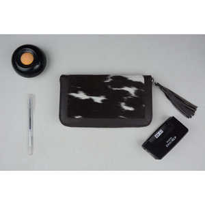 LAXURA Small <b>Lady</b> Leather <b>Wallet</b> RFID Feature Open Closure Cowhide <b>Card</b> <b>Holder</b> Cork Fabric PU Polyester Customizable Logo Design - Product Image 2