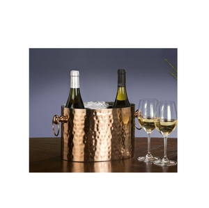 Barra de cobre de acero inoxidable, cerveza, vino, champán, enfriador, cubo de hielo para beber con mango recortado, producto - Product Image 6