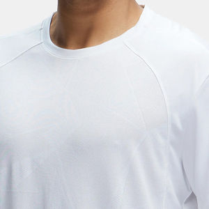 Men's Casual Clothing Anti-Wrinkle Short Sleeve 100% Cotton <b>T</b>-<b>Shirts</b> <b>White</b> Colored Neck <b>Blank</b> <b>T</b> <b>Shirts</b> Served - Product Image 6