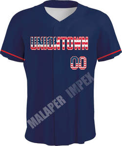 Conjuntos de uniformes de béisbol y softbol personalizados, camisetas y pantalones a rayas con estampado de logotipos bordados - Product Image 3