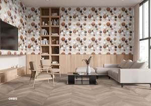 LEXONA ORBIS 60x120cm Carreaux en porcelaine brillante | Carreaux de sol muraux aspect marbre grand format | Carreaux à gratter imperméables de qualité supérieure - Product Image 2