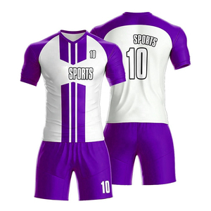 ผู้ชายสตรีฟุตบอลเครื่องแบบแห้งเร็วเสื้อฟุตบอลที่กําหนดเอง Sublimated ชื่อร้อนคลับคุณภาพผู้ชายฟุตบอลสวมใส่ - Product Image 1