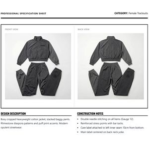 Chaqueta Corta con Capucha de Nylon para Mujer, Tallas Grandes, Ligera, Ecológica, Transpirable, con Pedrería, Estilo Urbano, Colección 2026 - Product Image 6